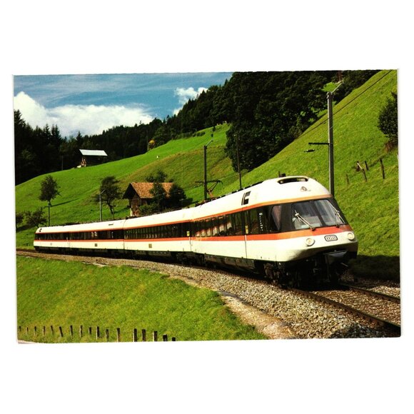 Deutsche Bundesbahn Electric Train Set ET 403 Postcard No 1457 1978 Scenic Gorge - Picture 1 of 2